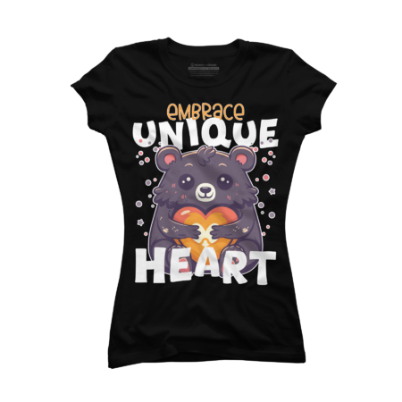 Bear Embrace Unique Heart by LittleShirt