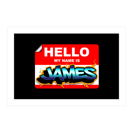 Hello my name is James by TheColorWizard