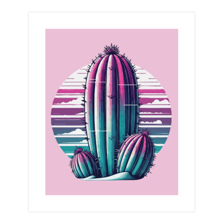 Purple Cactus by katzura
