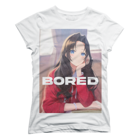 Boring Time Anime Cute Girl by Stayhoom