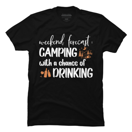 Forecast Camping Happy Camping Funny by MagaliTrun