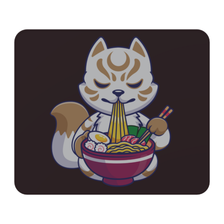 Cat Ramen Noodles by SLVDesign