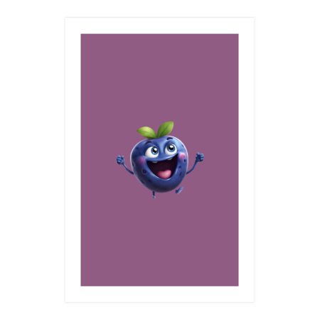 happy blueberry by yarenbozyaka