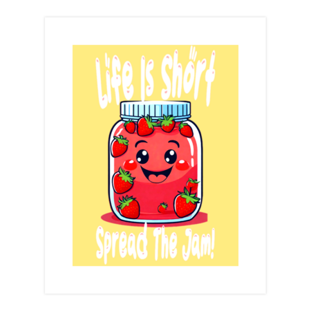 Life is Short Spread the Jam by prsfashion