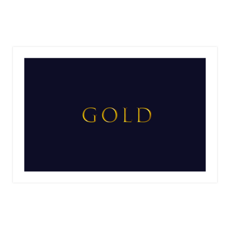 Gold text in Gold by KeziuDesign