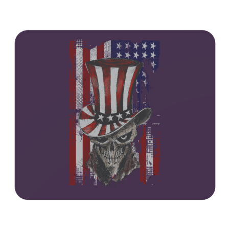 Skull flag of america by SLVDesign