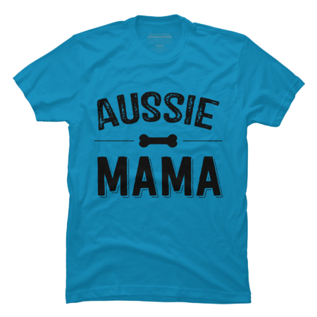 Aussie Mama Red Merle Australian Shepherd Farm Dog Mom by ZigzagCollection