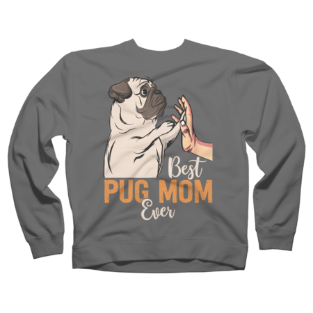 Best Pug Mom Ever Pug Jumper Pug Mum Pug Mother by ZigzagCollection