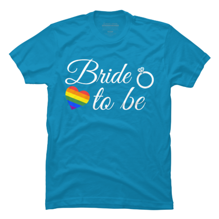 Lesbian Bride LGBT Wedding Bride to Be by MagaliTrun
