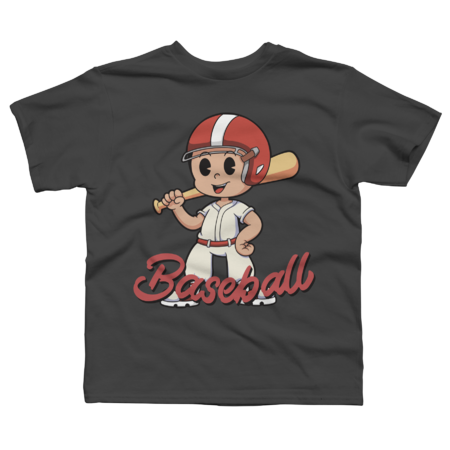 Cute Baseball Boy for Kids by maypin