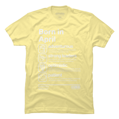 Born In April Personality by Mukanev