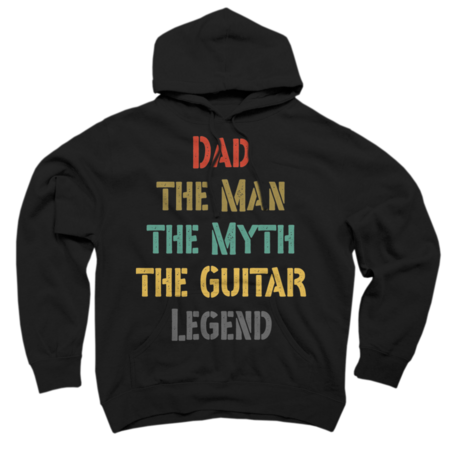 Vintage Dad the Man the Myth the Guitar Legend - Guitar Dad by MountainHiking