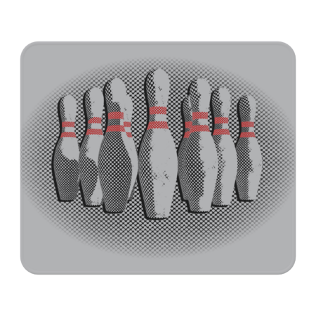 Bowling Pins Halftone by Lizardtitan
