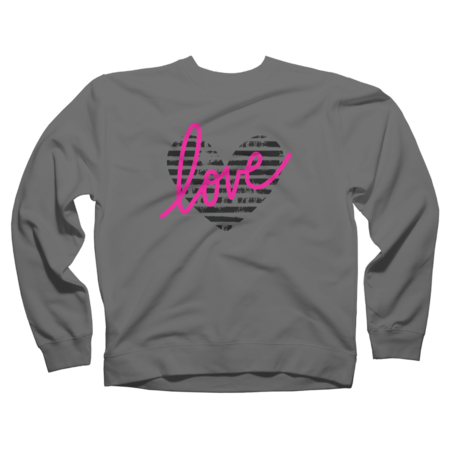 Striped Heart Love Design by RamyHefny