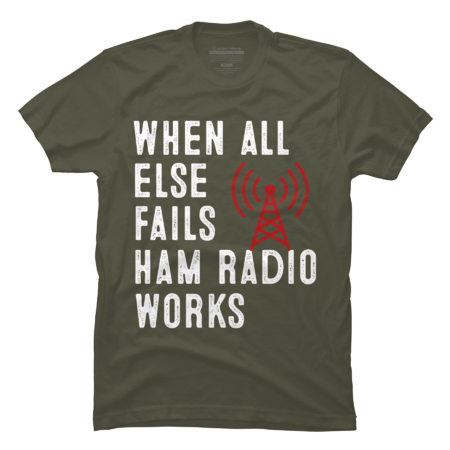When All Else Fails Ham Radio Works Fun Amateur Radio Quotes by Benpv