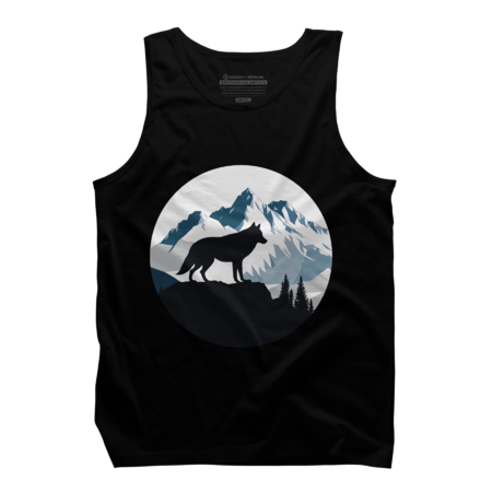 Great  mountain forest wolf