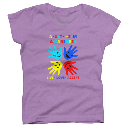 live love accept autism awareness month by Rexregumdesign