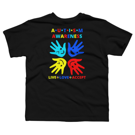 live love accept autism awareness month by Rexregumdesign