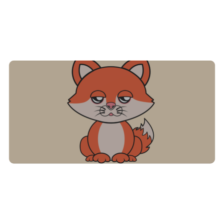 Sorry i am late, cute fox by DIVERGENTMIND