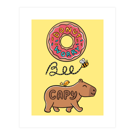 Donut worry bee capy by Coffeeman