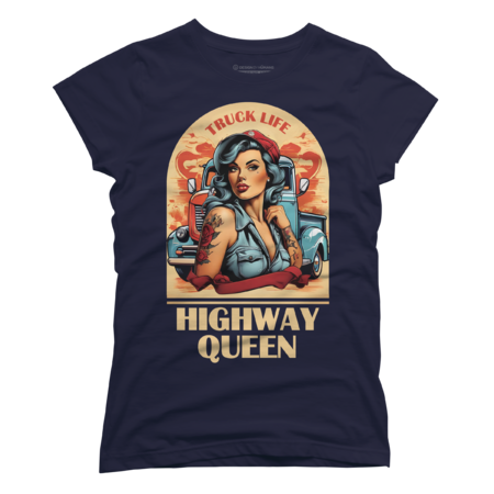 Highway Queen - Traveling Trucker Girl by TMBTM