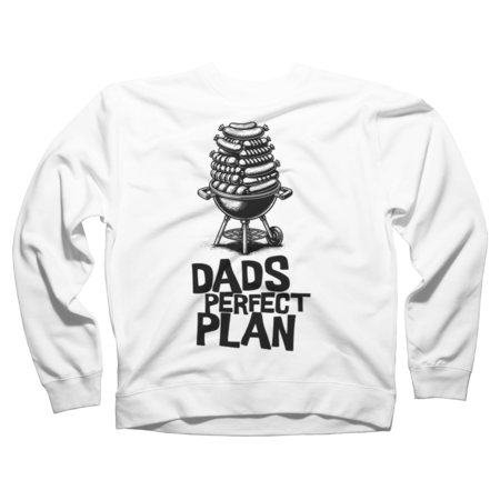 Funny Retro BBQ Party Smoker Chef Dad - Dads Perfect Plan by DamotaMagazine