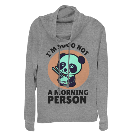 i'm not a morning Person Panda by prsfashion