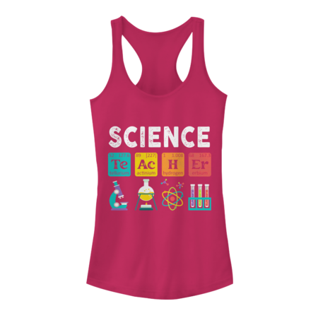 Science Teacher Chemistry Biology Physics T-Shirt by RattSi