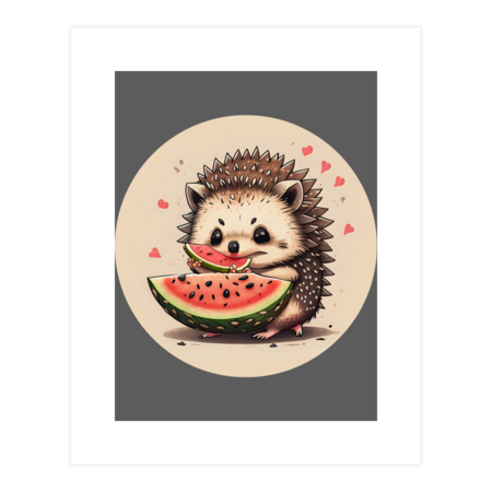 Cute hedgehog by sujeewa