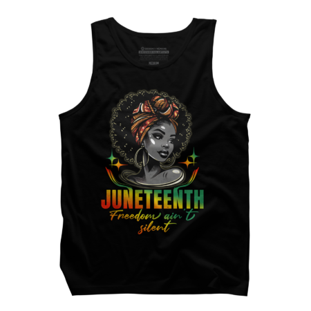 Juneteenth Day Freedom Ain't Silent by CWartDesign