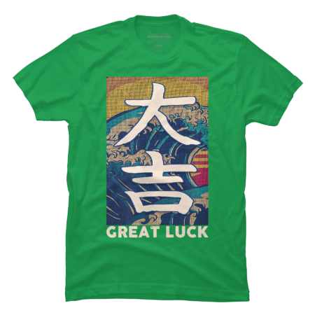 Kanji Japanese Great Lucky by MLYSTORES