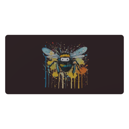 Colorful Bumblebee Painting by Illustrations