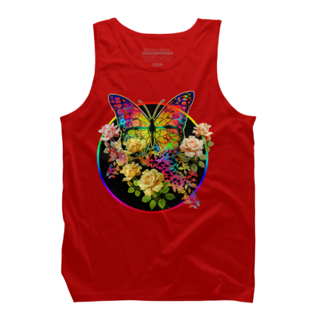 Spring Floral Butterfly by designbyrose
