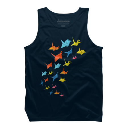 Paper Cranes Origami Japanese T-Shirt by SOPIZiLA