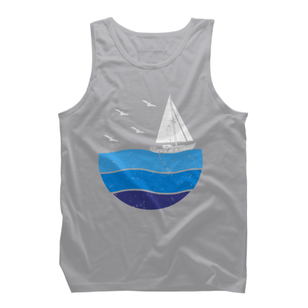 Sailor Sailboat Sunset T-Shirt by Martymcflay