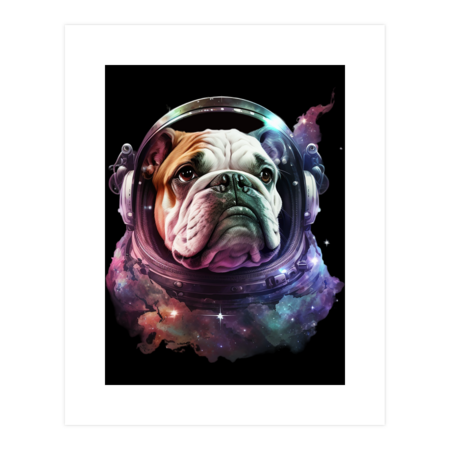 astronaut bulldog by kk31