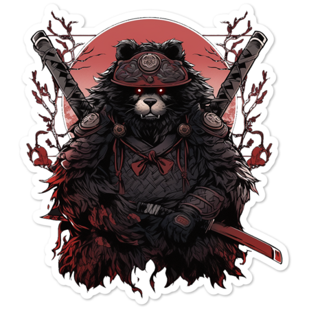 samurai bear by prokolo
