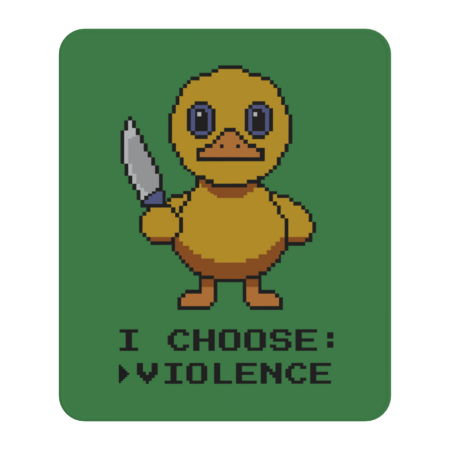 I Choose Violence - Pixel Art by Brunopires