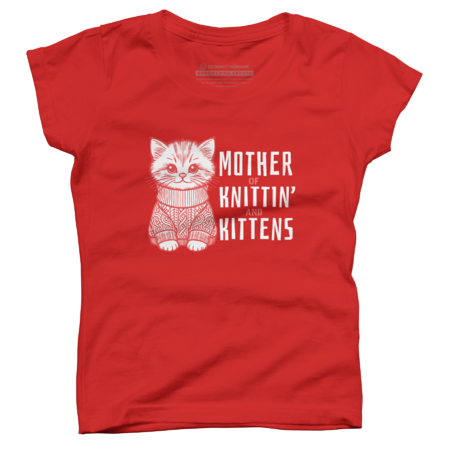 Cute Mother Of Knittin' And Kittens Gift by ArtOnTheRun