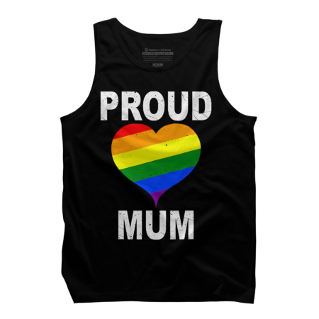 Proud Mum LGBT Pride Month Rainbow Flag by Nihiruart