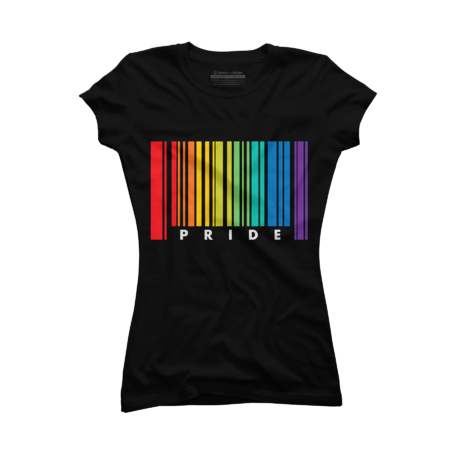 Barcode Gay Pride LGBT T-Shirt by Storefoxmix