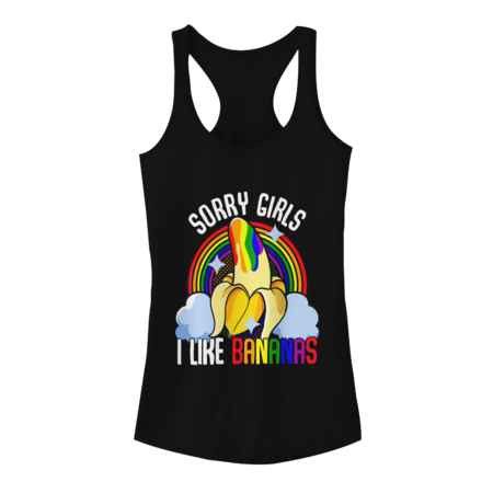LGBT Banana Gay Pride Month T-Shirt by falconaro