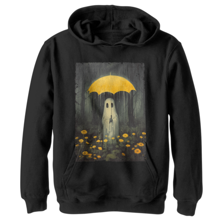Floral Ghost Halloween Ghost In The Forest Vintage by falconaro