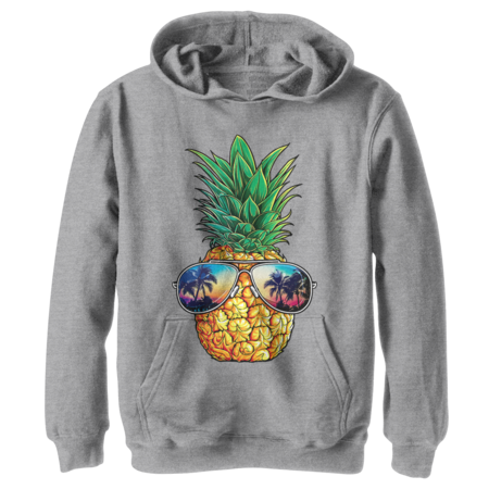 Pineapple Sunglasses Beach Hawaii T-Shirt by AnteesocialTees