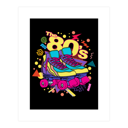 The 80s - Retro roller skates by MarcelCardom