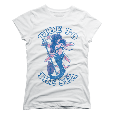 Sea Lover Mermaid Design | Tide To The Sea by TMBTM