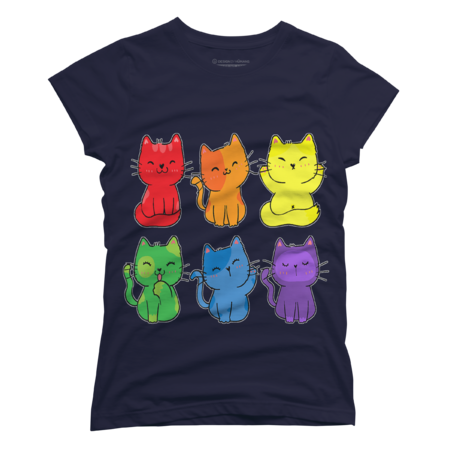 Gay Pride Cats LGBT T-Shirt by symbolsatire