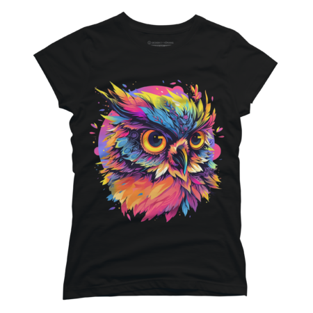 colorful owl by maniabx