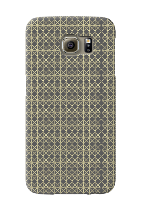 a white and gold geometric pattern by catchydesignhill