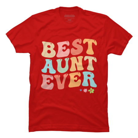 Best Aunt vintage floral design to auntie from niece by ZigzagCollection